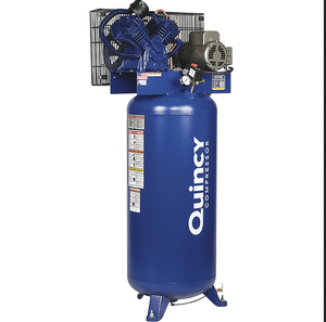 Compresor de aire recíproco Quincy QT-54 lubricado por salpicadura, 5 HP, 230 voltios, 1 fase, compresor de aire industrial en venta - Product Image 1