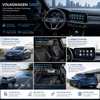 Самый доступный подержанный бензиновый автомобиль Volkswagen Golf Mk8 R-Line, компактный экономичный автомобиль, 7-ступенчатая коробка передач с двойным сцеплением, левый руль, 5 мест