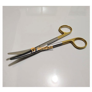 Ciseaux incurvés TC Mayo de qualité chirurgicale 5.5 avec lames d'insertion en carbure de tungstène Instruments chirurgicaux - Product Image 1