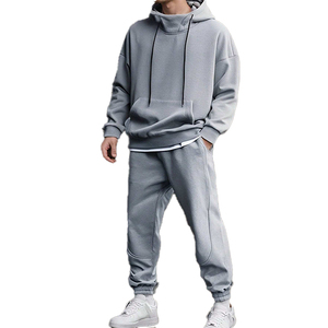 Ensemble de survêtement pour homme 2025, décontracté, quotidien, couleur unie, à capuche, imprimé personnalisé, respirant, léger, polaire 100% - Product Image 1