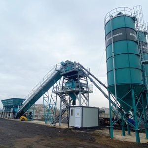Composants clés de la machine de dosage de béton fixe à haut rendement 100 M3/h, y compris le roulement de la boîte de vitesses PLC du moteur - Product Image 1