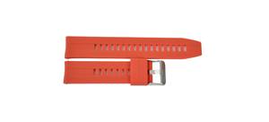 JD467 Unisex Sports <b>Watch</b> Band Adjustable Breathable Water-Resistant Red Silicone Soft 20-22mm Stainless Steel Buckle 27cm <b>Watch</b> - Product Image 4
