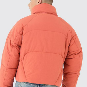 Veste matelassée oversize unisexe de qualité supérieure, fermeture éclair, hiver, personnalisée, matelassée, imperméable, respirante, extérieur, capuche avant - Product Image 6