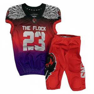 Conjunto de Fútbol Americano Personalizado con Costuras en Tela de Sarga, Uniforme de Fútbol Americano Juvenil Transpirable para Entrenamiento - Product Image 2