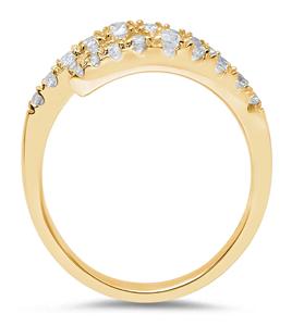 Joyería fina, anillo de corte redondo de Plata de Ley 925, anillo de boda de diamante pavimentado, anillo de compromiso CZ para amante - Product Image 2