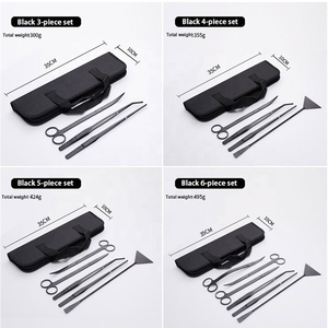 2024ตู้ปลาถังพืชน้ําชุดเครื่องมือชุดสําหรับถังปลาAquascapeชุดเครื่องมือตู้ปลาแหนบสแตนเลส - Product Image 5