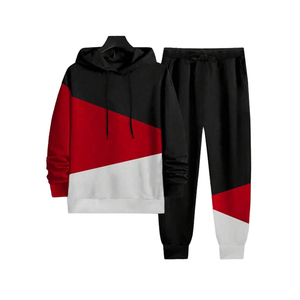 Nuevo chándal para hombre, chándal, ropa personalizada, ropa de calle informal, chándal de lana a la moda, ropa de calle para exteriores, conjunto de chándales para hombre - Product Image 1