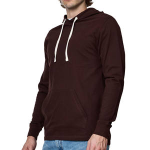 Sudadera con Capucha Personalizada de Tela de Color Sólido para Hombre, Sudadera con Capucha, Estilo Hip Hop, Ropa Deportiva, Informal, Talla Grande - Product Image 4