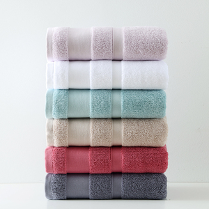 Serviettes de bain 100% coton absorbant doux Ensembles de serviettes de bain de qualité supérieure pour hôtel, salle de sport, spa, maison Vente en gros en vrac Fabricant OEM BD - Product Image 3