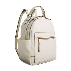 กระเป๋าเป้สะพายหลังยอดนิยมกระเป๋าสะพายไหล่หนังแท้สีขาวสำหรับผู้หญิงกระเป๋าเป้สะพายไหล่แบบลำลองสำหรับผู้หญิงกระเป๋าหนังขายส่ง - Product Image 4