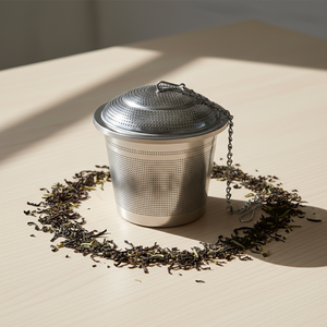 Infuseur à thé en acier inoxydable de qualité supérieure, réutilisable, 3008674Xl, style nordique, design anti-goutte, convient à la plupart des tasses et des théières - Product Image 5