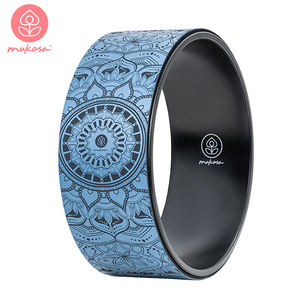 Roue de yoga en ABS haute capacité respectueuse de l'environnement avec surface antidérapante Conception d'impression personnalisée unique sûre pour une utilisation populaire - Product Image 5