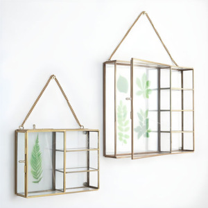 Creative Design Customizable Size & Color <b>Glass</b> <b>Photo</b> <b>Frame</b> with Metal <b>Frame</b> for Pressed Flowers and Home Decor - Product Image 4