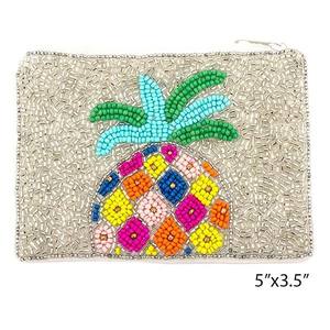 Bolsa de monedas con cuentas de semillas de alta calidad de la India Diseño de Círculo elegante con multicolor para Navidad - Product Image 4