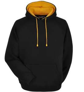 Sweat à capuche en molleton zippé surdimensionné pour hommes grande taille Sweats d'hiver pour hommes Sweats à capuche et sweatshirts vierges - Product Image 1