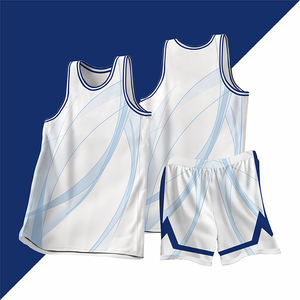 Ensemble de maillots de basket-ball pour hommes de qualité supérieure Logo personnalisé Vêtements de sport respirants Uniforme de basket-ball confortable - Product Image 3