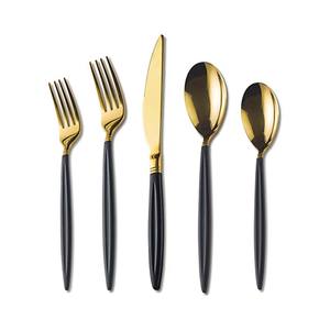 Gran oferta, suministro indio hecho a mano, hermosos cubiertos de Metal de acero inoxidable, juego de cubiertos chapados en oro para uso en el hogar, Hotel, utensilios de cocina - Product Image 1