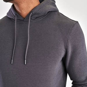 Sudadera con Capucha Unisex de Algodón 100% Ecológico para Invierno, Estilo Hip Hop, con Logotipo Personalizado, Diseño a Cuadros, Casual, Teñido Liso - Product Image 2