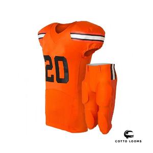 Jersey de fútbol americano OEM de calidad superior y Sarga de aparejos de malla transpirable de control de humedad uniforme - Product Image 2