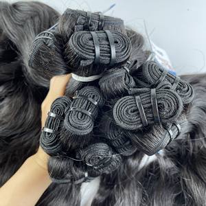 Top Tendance 100% Vierge Cheveux Humains Naturel Ondulé Trame Cheveux Brut Vietnamien Cheveux - Product Image 4