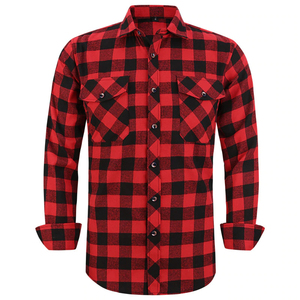 Chemise en flanelle décontractée pour homme, logo personnalisé imprimé, respirante, séchage rapide, anti-boulochage, coton léger, taille 6XL, style sportif, haute qualité - Product Image 6