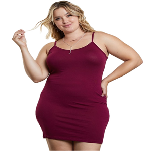 Offre Spéciale 2025 dames robes personnalisées plaine col rond vêtements femmes élégant été sans manches pull en tricot robe Cami Style débardeur - Product Image 4