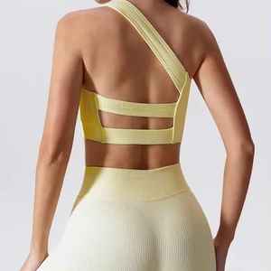 Sports de gymnastique et de yoga pour femmes actives Fitness deux pièces entraînements taille haute taille vêtements de sport et ensembles d'entraînement pour femmes actives - Product Image 6