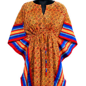 Moroccan Stylish Plus Size Hand Block Printed Soft Cotton Voile <b>Kaftan</b> Nightwear Eco-Friendly Breathable <b>for</b> <b>Sale</b> Wholesale - Product Image 3