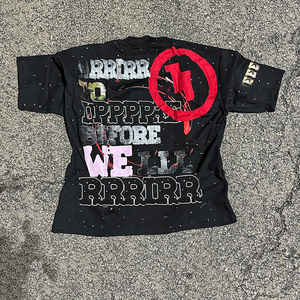 Personalizado impreso 100% algodón francés Terry hombres camisetas Boxy recortada gráfico de talla grande - Product Image 4