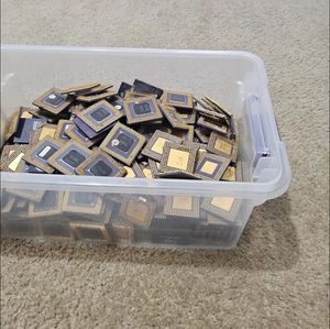 Wholesale Used CPU <b>Scrap</b> for Intel 486 & 386 with Gold Pins Ceramic CPU <b>Processor</b> <b>Scrap</b> Gold Recovery Ceramic CPU <b>Scrap</b> to usa - Product Image 1