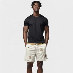 Shorts de plage à séchage rapide extensibles dans les 4 sens, marque privée, taille mi-haute, élastique, impression par sublimation sur toile - Product Image 1