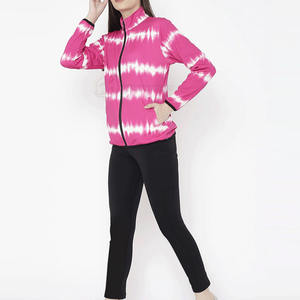 OEM al por mayor de las mujeres de manga larga Casual entrenamiento gimnasio Jogging traje de alta calidad de punto de pie de bajo precio ropa de verano primavera - Product Image 3