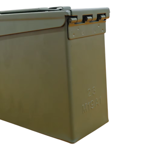 Boîte à munitions en acier robuste résistante aux intempéries, étui de protection OEM avec fermeture à boucle pour le camping, la chasse, la survie et les activités de plein air - Product Image 4