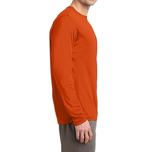 Camiseta de Algodón para Hombre, Corte Regular, Color Sólido, Manga Corta, Cuello Redondo, Estilo Casual, Tejido Jersey, Diseño Liso Teñido - Product Image 6