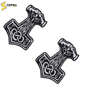 Style marteau Nouvelle Arrivée Prix Compétitif Date Meilleur Fournisseur Patchs De Broderie En Tissu Tissé PAR TEPRA SPORTS - Product Image 3