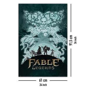 Fable Legends Canvas <b>Poster</b> Digital Printed White Lady for Education Use - Product Image 5