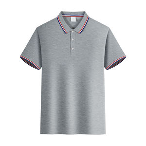 Coton lourd de golf pour hommes à séchage super rapide pour polos motif solide imprimé anti-rides meilleur prix maillot à manches courtes - Product Image 5