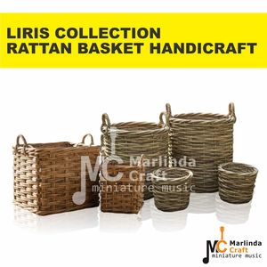 COLLECTION LIRIS PANIER EN ROTIN ARTISANAT - Product Image 1