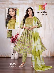 Parapluie de concepteur indien coupé avec broderie travail feuille de capsule lourde imprimé haut bas avec Chanderi Dupatta par exportation - Product Image 4