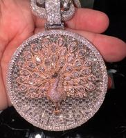 Pendentif Chaîne Hip Hop Personnalisé en Alliage Argent 925 Effet Diamant VVS pour Homme – Cadeau Tendance pour Lui, Testé, Style Classique