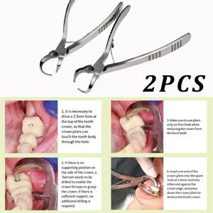 Juego de Herramientas Dentales Ergonómicas de 3 Mordazas con Logotipo Personalizado, Alta Calidad, Certificación CE Clase I, Extractor de Coronas Dentales - Product Image 6