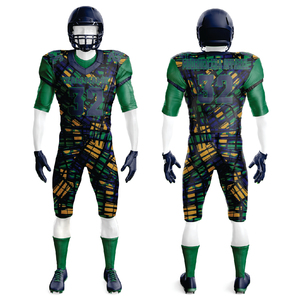 Uniformes de Fútbol Americano con Logotipo Personalizado, Transpirables, de Secado Rápido, Impresión por Sublimación, Conjuntos de Jersey, Opción de Talla Grande, Nuevo Diseño - Product Image 1