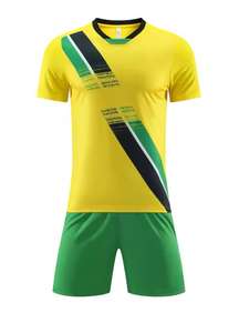 Jersey Deportivo Personalizable de Alta Calidad para Hombre 2025, Uniforme de Fútbol con Impresión Digital Económica y Logotipo del Equipo, Manga Corta - Product Image 2