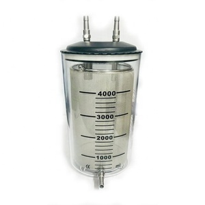 Recipiente de Recolección de Grasa de 4000 ml, Filtro de Acero Inoxidable Reutilizable |   Contenedor de Succión Médico Autoclavable Manual Premium ISO13485 - Product Image 2