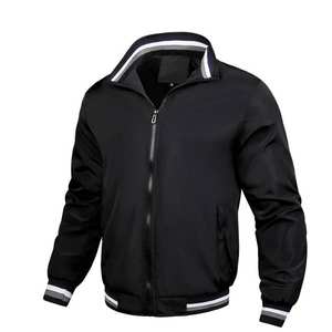 Chaqueta Bomber de Invierno de Alta Calidad, Estilo Urbano, Impermeable, Ecológica, de Talla Grande para Hombre, con Bordado Personalizado, Cuello Alto y Relleno - Product Image 5