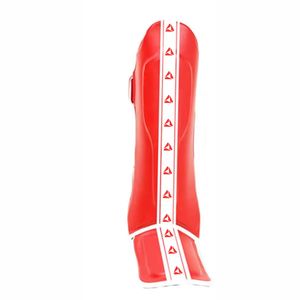 Espinilleras de boxeo de cuero ajustables hechas a medida, protección de espinillas y empeine de karate con impresión de logotipo personalizado - Product Image 2