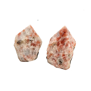 Pierre de soleil naturelle Point Cut Base Crystal Point guérison beauté naturelle est une décoration parfaite pour la maison ou le bureau chine, amour, tour - Product Image 1