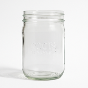 Embossed Mason <b>Glass</b> <b>Jar</b> with Metal Lid airtight storage for home use perfect for food snacks recipes - Product Image 4