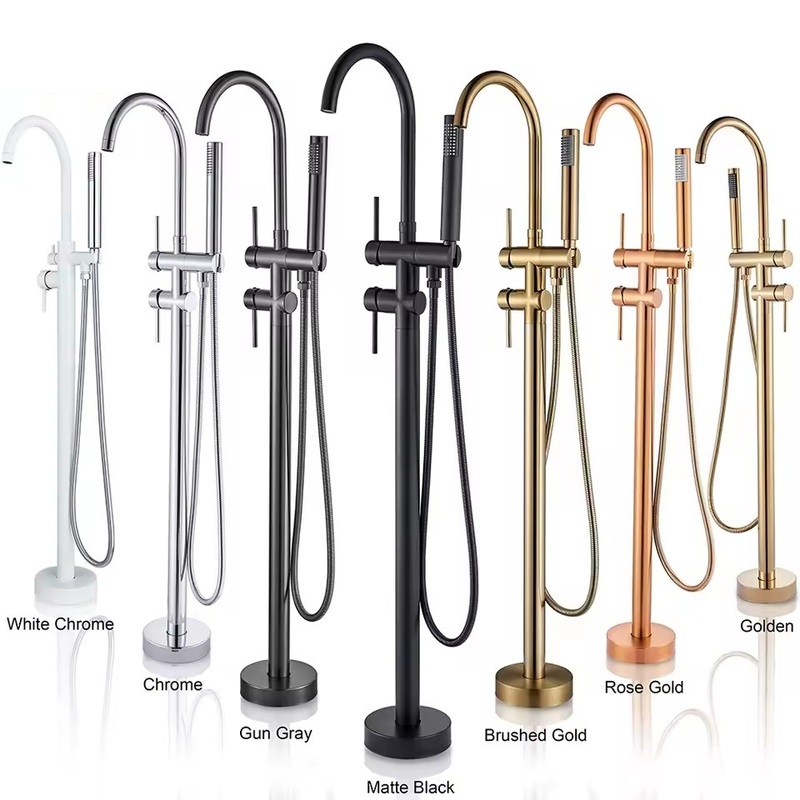 Floor Standing Bathtub Faucet Single Handle