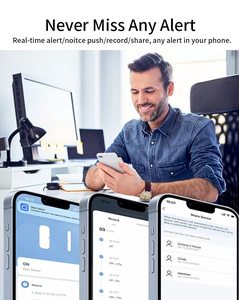 डेटेक वाइफी डोर सेंसर अलार्म डिटेक्टर एलेक्सा गूगल असिस्टेंट के साथ रियल टाइम अलार्म डिटेक्टर रियल टाइम अलार्म - Product Image 5